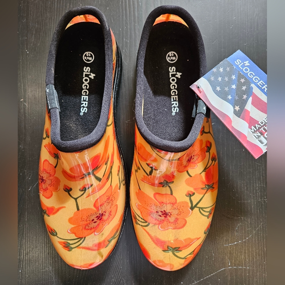 Sloggers Waterproof Garden Shoes- California Dreaming Size 10